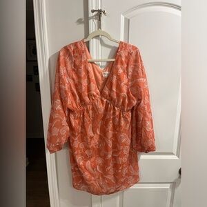 Paisley summer mini dress